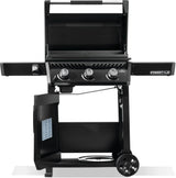 Freestyle? 24 Inch Pre-seasoned Non-Stick Griddle , Natural Gas, Black