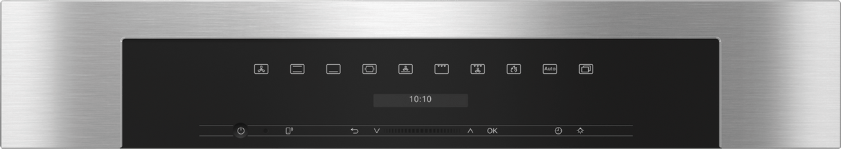 H 7180 BP Clean Touch Steel - 30 Inch Convection Oven with clear text display, connectivity, and Self Clean.