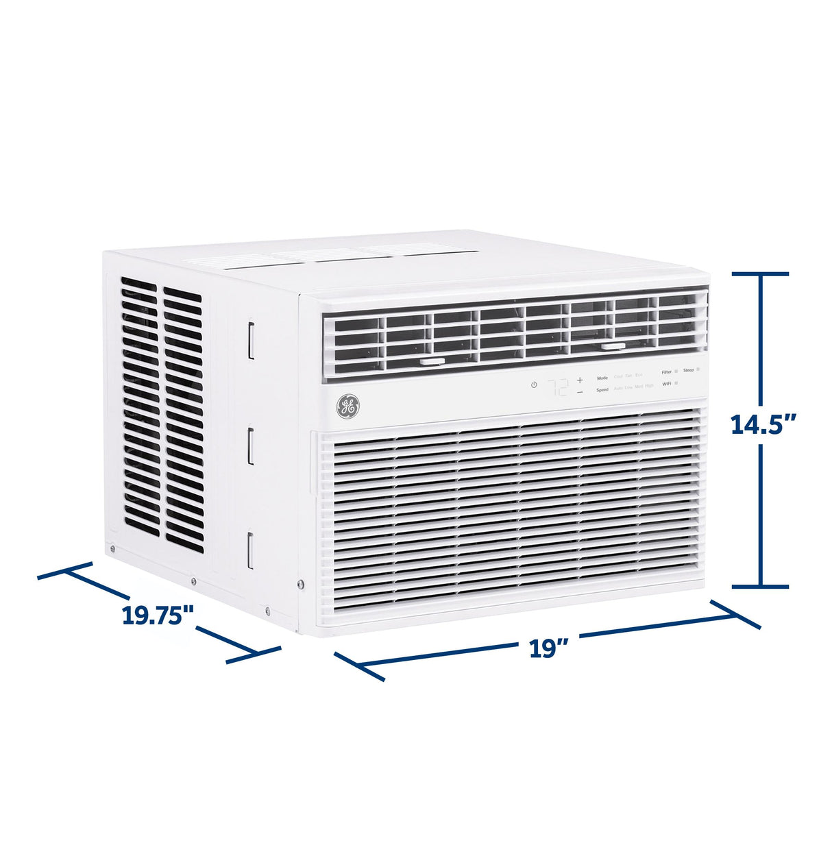 GE® 12,000 BTU Smart Electronic Window Air Conditioner for Large Rooms up to 550 sq. ft.
