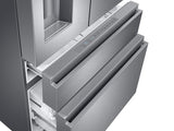 23 cu. ft. Counter Depth 4-Door French Door Refrigerator in Stainless Steel