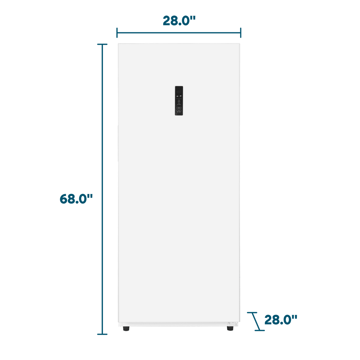 Element 14.0 cu. ft. Upright Convertible Freezer / Refrigerator - White, ENERGY STAR (EUF14CEEW)