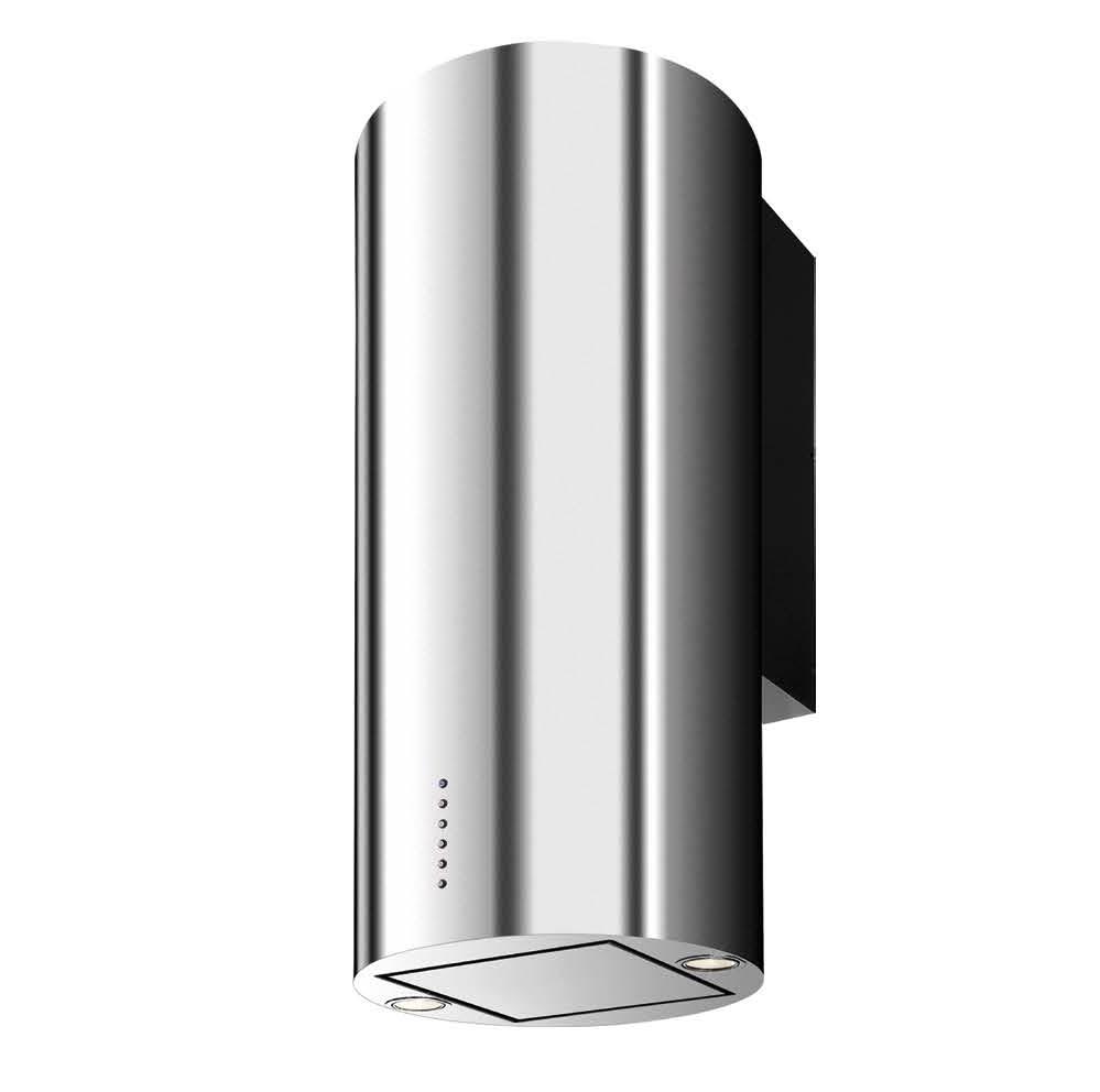 600/395 CFM Designer Cylinder Wall Mount Stainless