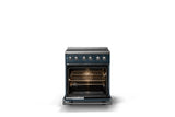 30"W. Induction Range (Finish: Squall, Trim: Polished Chrome)