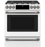 Café™ Front Control Gas Knobs and Handles - Brushed Black