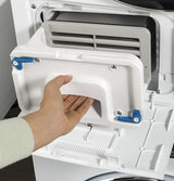 GE® 4.0 cu.ft. Capacity 24" Ventless Condenser Frontload Electric Dryer with Stainless Steel Basket