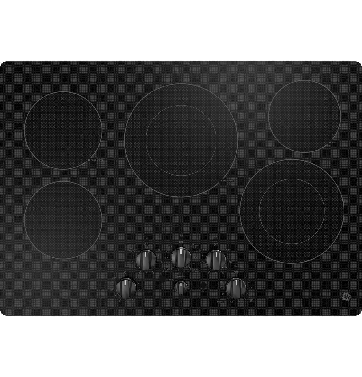 GE® 30" Built-In knob Control Electric Cooktop