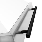 30 in. ZLINE Autograph Edition DuraSnow Stainless Steel Range Hood with White Matte Shell and Accented Handle (8654SNZ-WM30) [Color: Matte Black]