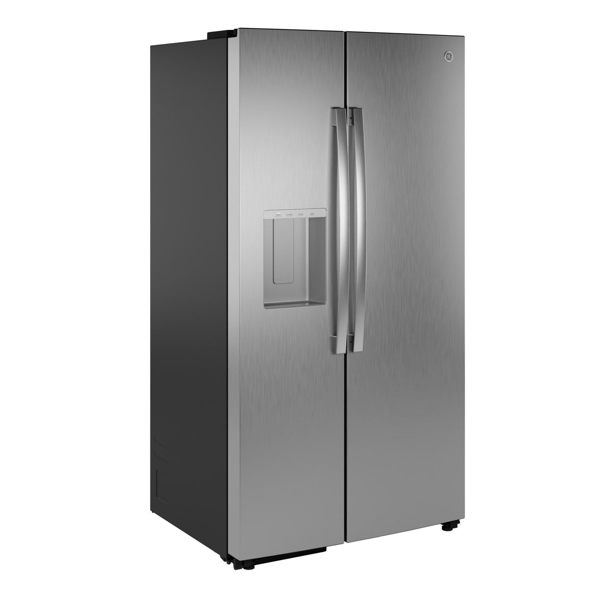 GE® 23.5 Cu. Ft. Counter-Depth Side-By-Side Refrigerator with LED Light Walls and Extra Tall Dispenser