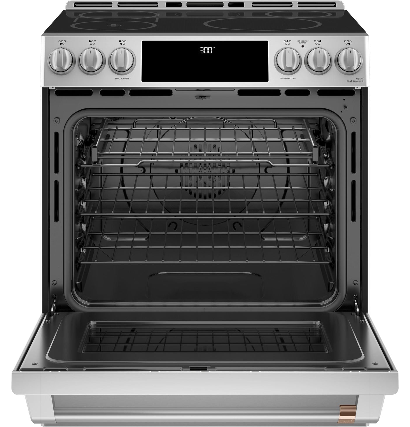 Café™ 30" Smart Slide-In, Front-Control, Induction and Convection Range with In-Oven Camera