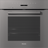 H 7263 BP Graphite grey - 24" oven with clear text display, connectivity, and Self Clean.