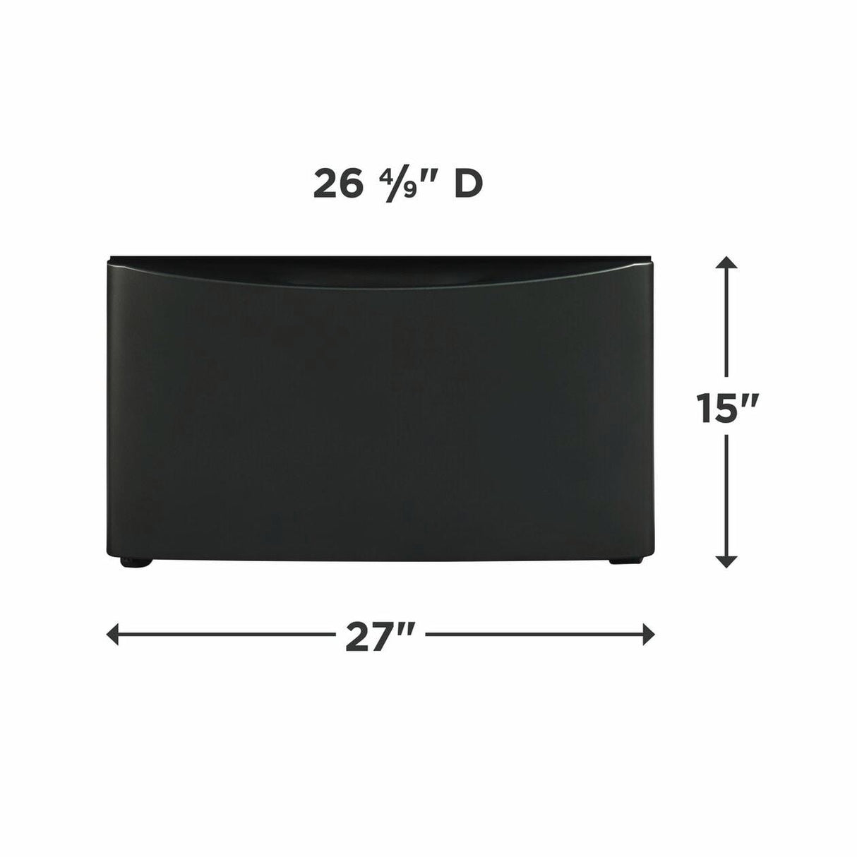 Luxury-Glide® Pedestal with Spacious Storage Drawer