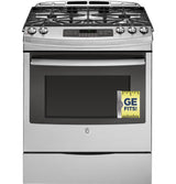 GE® 30" Slide-In Front Control Gas Range