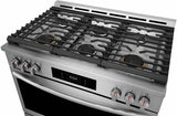 36" Gas Range with Air Fry