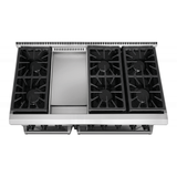 Thor Kitchen - 48 Inch Professional Gas Range In Stainless Steel