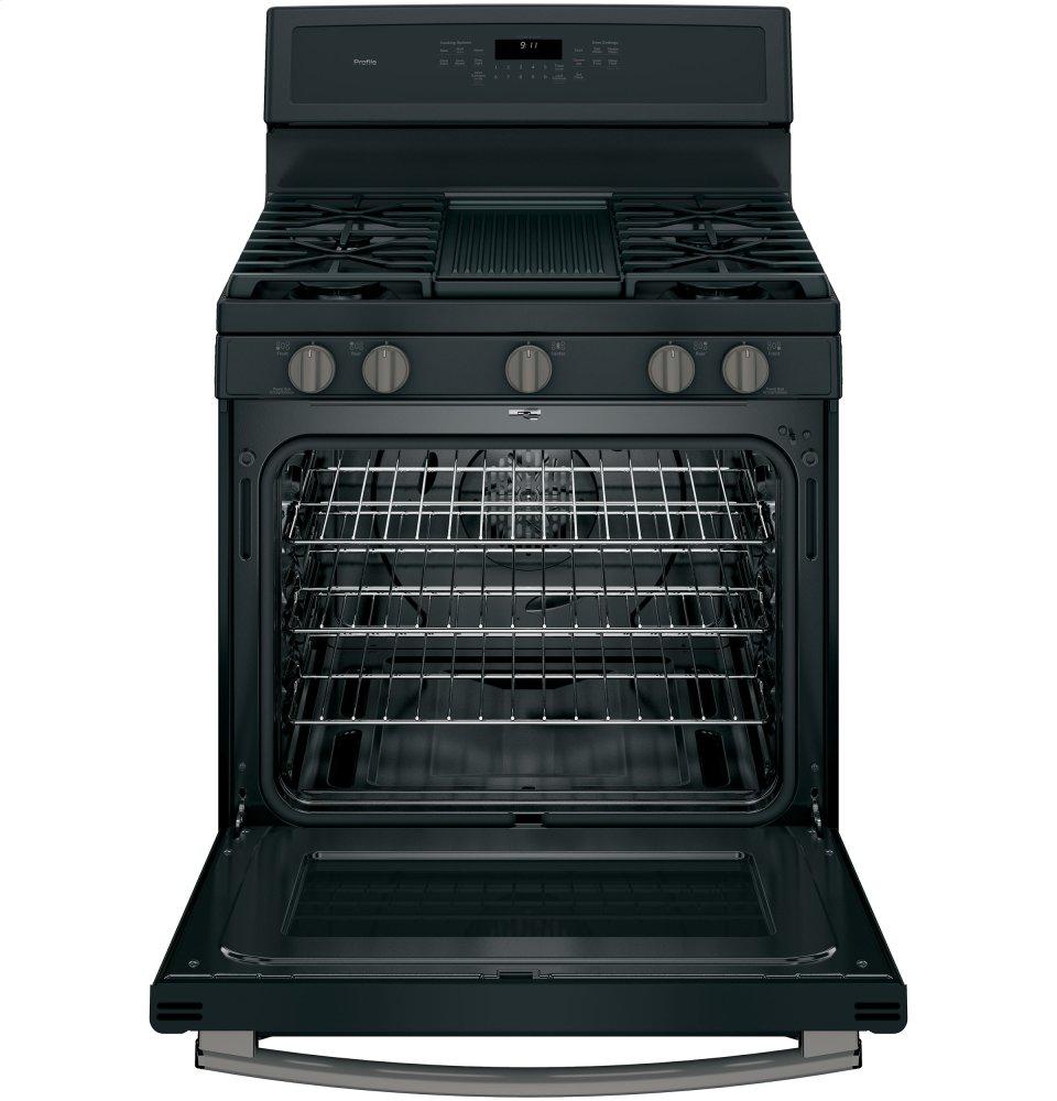 GE Profile™ 30" Free-Standing Gas Convection Range
