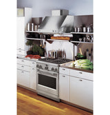 Monogram 30" Dual-Fuel Professional Range with 4 Burners (Natural Gas)