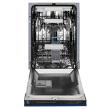 ZLINE 18" Tallac Series 3rd Rack Top Control Dishwasher with Traditional Handle, 51dBa [Color: Blue Gloss]