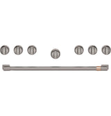 Café™ 36" Brushed Black Handle & Knob Set for Pro Range and Rangetop