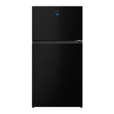 Verona VEFTF3018RBK 30 inch Top Freezer Refrigerator with 18.1 cu. ft. Total Capacity, LED Lighting, Reversible Doors, Gallon Door Storage, Recessed Handle, Energy Star (Black)