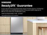 38 dBA Bespoke Auto Open Door Dishwasher with 3rd Rack Washing System in Fingerprint Resistant Stainless Steel