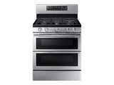 5.8 cu ft. Smart Freestanding Gas Range with Flex Duo™ & Dual Door in Stainless Steel