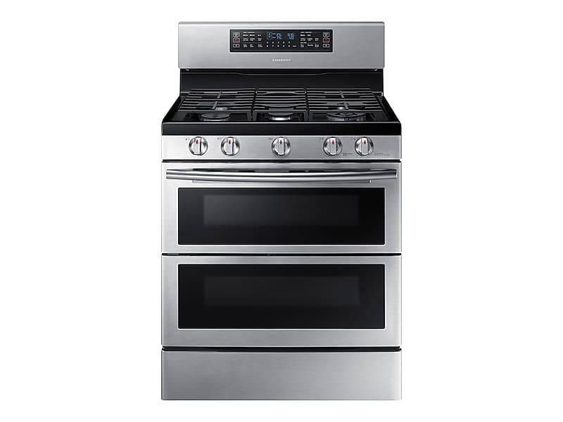 5.8 cu ft. Smart Freestanding Gas Range with Flex Duo™ & Dual Door in Stainless Steel