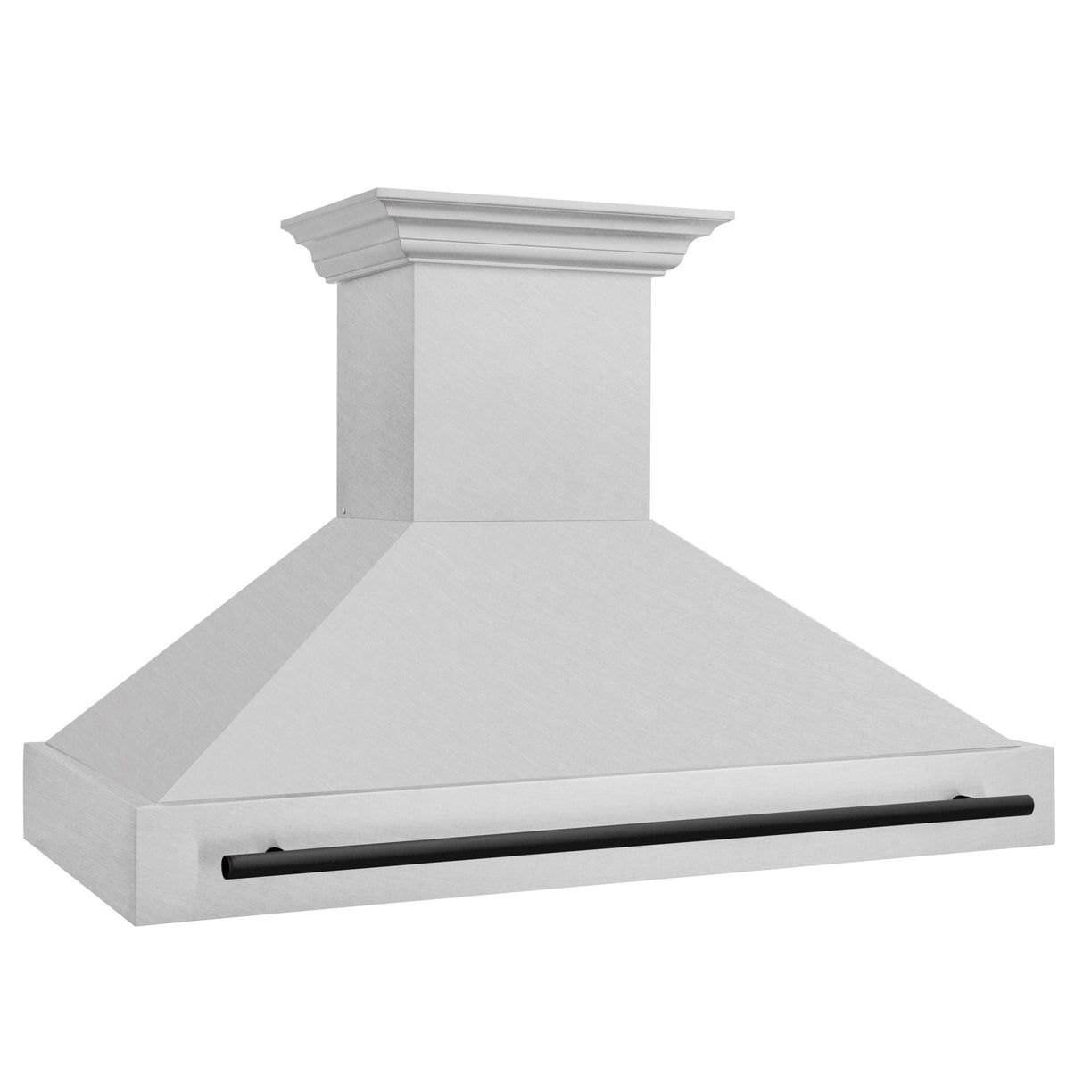 48 in. ZLINE Autograph Edition DuraSnow Stainless Steel Range Hood with DuraSnow Stainless Steel Shell (8654SNZ-48) [Color: Matte Black]