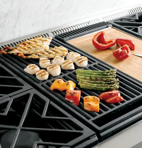 GE Monogram® 48" All Gas Professional Range with 6 Burners and Grill (Natural Gas)