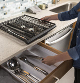 GE Profile™ Stainless Steel Interior Dishwasher with Hidden Controls