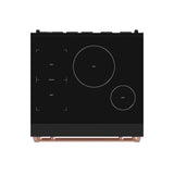 30 Inch Professional Induction Range With Tilt Panel Touch Control In Black and Rose Gold  Gordon Ramsay Series