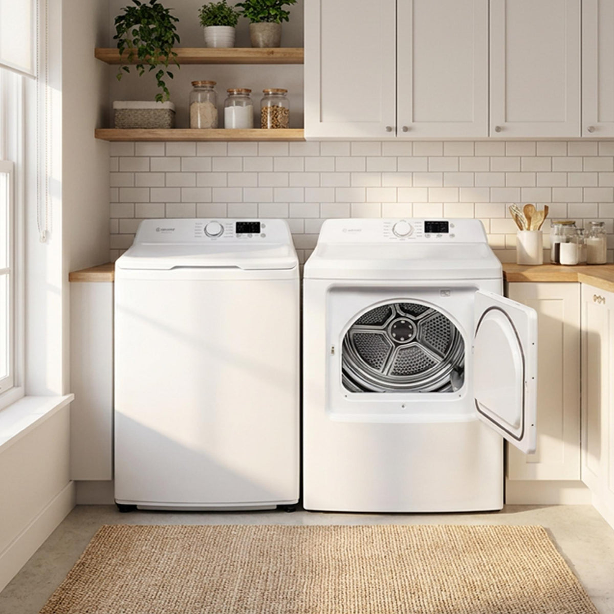 Element 7.0 Cu. Ft. Electric Dryer - White (ENTDE7027EW)