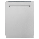 ZLINE 24" Monument Series 3rd Rack Top Touch Control Dishwasher with Stainless Steel Tub, 45dBa (DWMT-24) [Color: DuraSnow]