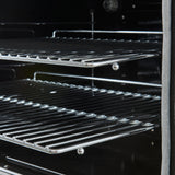 Forno Paolo 30-Inch Freestanding Electric Range, White, 4.38 cu.ft, True Convection Oven, Energy Efficient