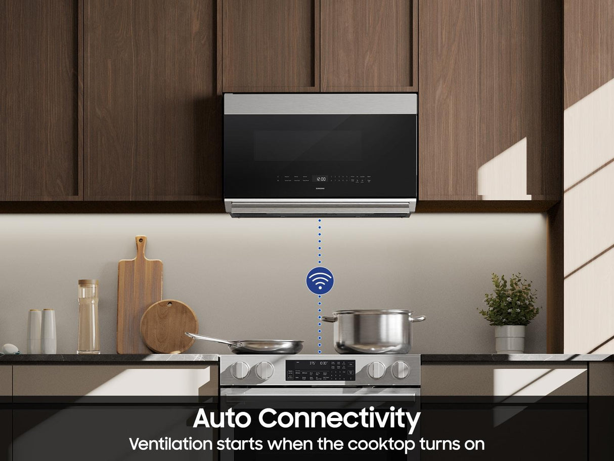 Bespoke Over-the-Range Microwave DualVent Technology  Auto Connectivity  500 CFM