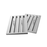 Forno Venezia 36 Inch Wall-Mounted Range Hood in White with Touch Controls and Baffle Filters