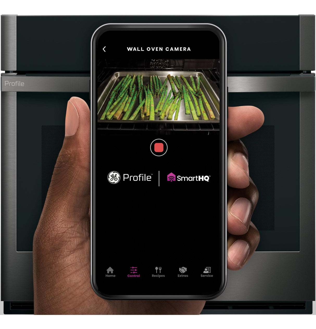 GE Profile™ 30" Smart Built-In Convection Single Wall Oven with In-Oven Camera and No Preheat Air Fry