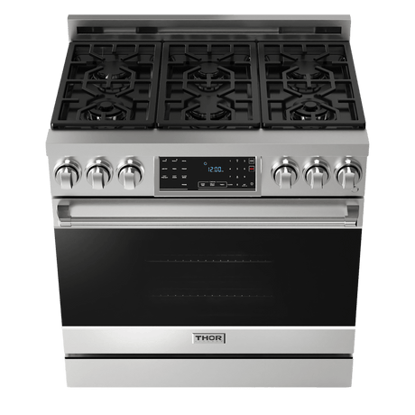 36 Inch Professional Gas Range With Tilt Panel Touch Control In Stainless Steel  Gordon Ramsay Series - Rsg36