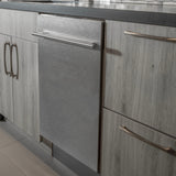 ZLINE 24 in. Top Control Dishwasher with Stainless Steel Tub and Modern Style Handle, 52dBa (DW-24) [Color: DuraSnow]