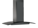 Ravenna, Island, 42", Blk SS, 600 CFM
