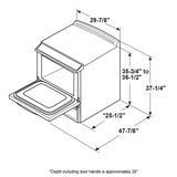 GE Profile™ 30" Smart Slide-In Electric Convection Fingerprint Resistant Range with No Preheat Air Fry
