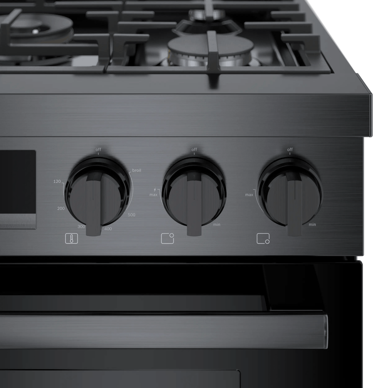 800 Series Gas Freestanding Range 30" Black Stainless Steel