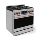 36 Inch Professional Lp Range With Tilt Panel Touch Control In Stainless Steel/rose Gold  Gordon Ramsay Series