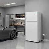 Avanti Frost-Free Apartment Size Garage-Ready Refrigerator, 14.6 cu. ft. Capacity, in White (AVFF146DLJ0W)