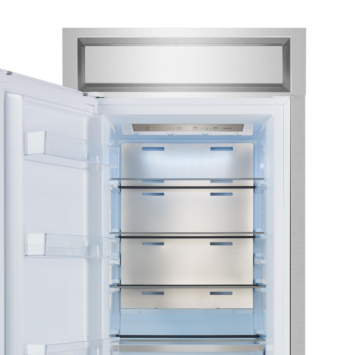 Forno Maderno 28-Inch Built-In Convertible Refrigerator, 13.6 cu.ft, Left Swing, Decorative Grill, ENERGY STAR Certified