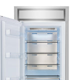 Forno Maderno 28-Inch Built-In Convertible Refrigerator, 13.6 cu.ft, Left Swing, Decorative Grill, ENERGY STAR Certified