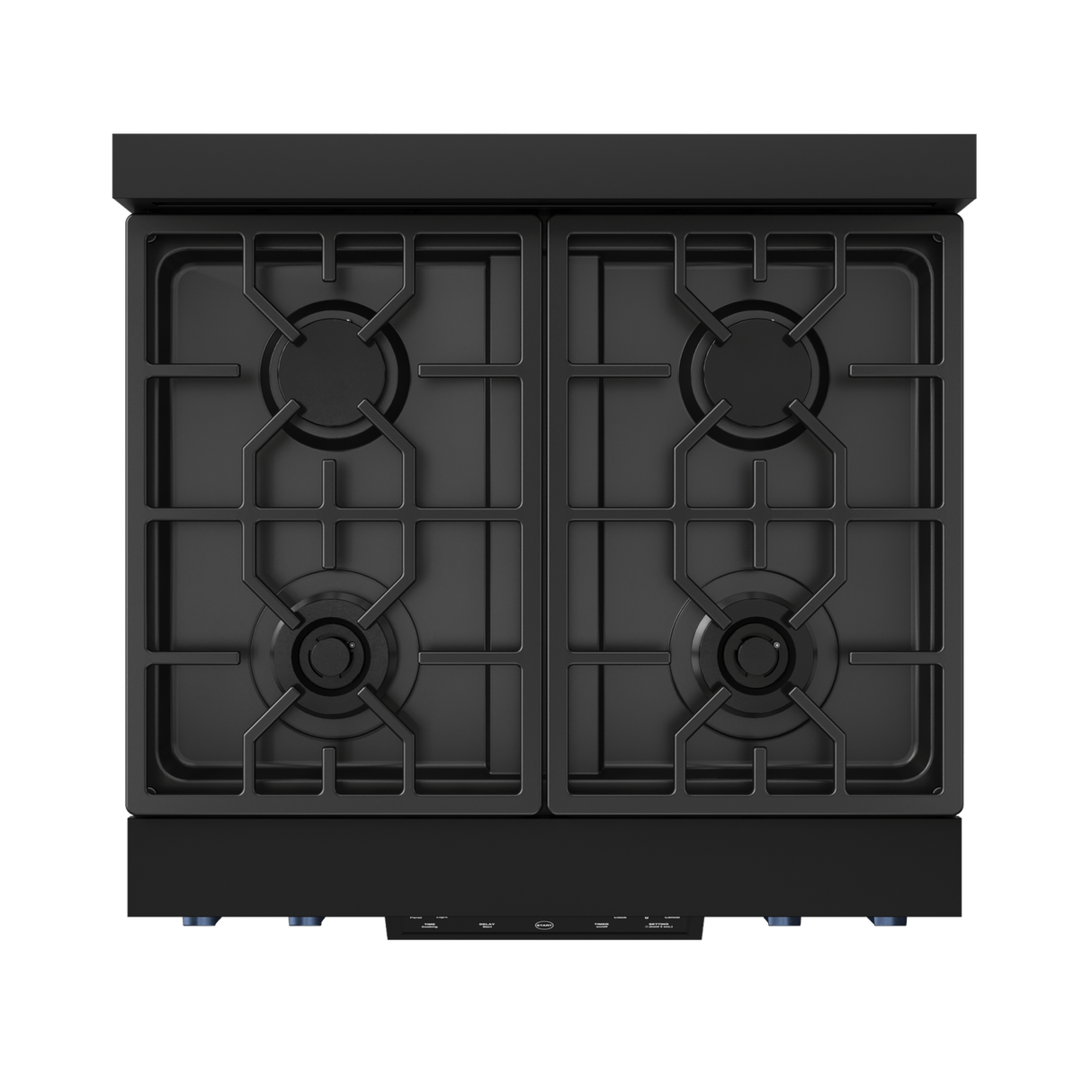 30 Inch Professional Gas Range With Tilt Panel Touch Control In Matte Black/blue  Gordon Ramsay Series