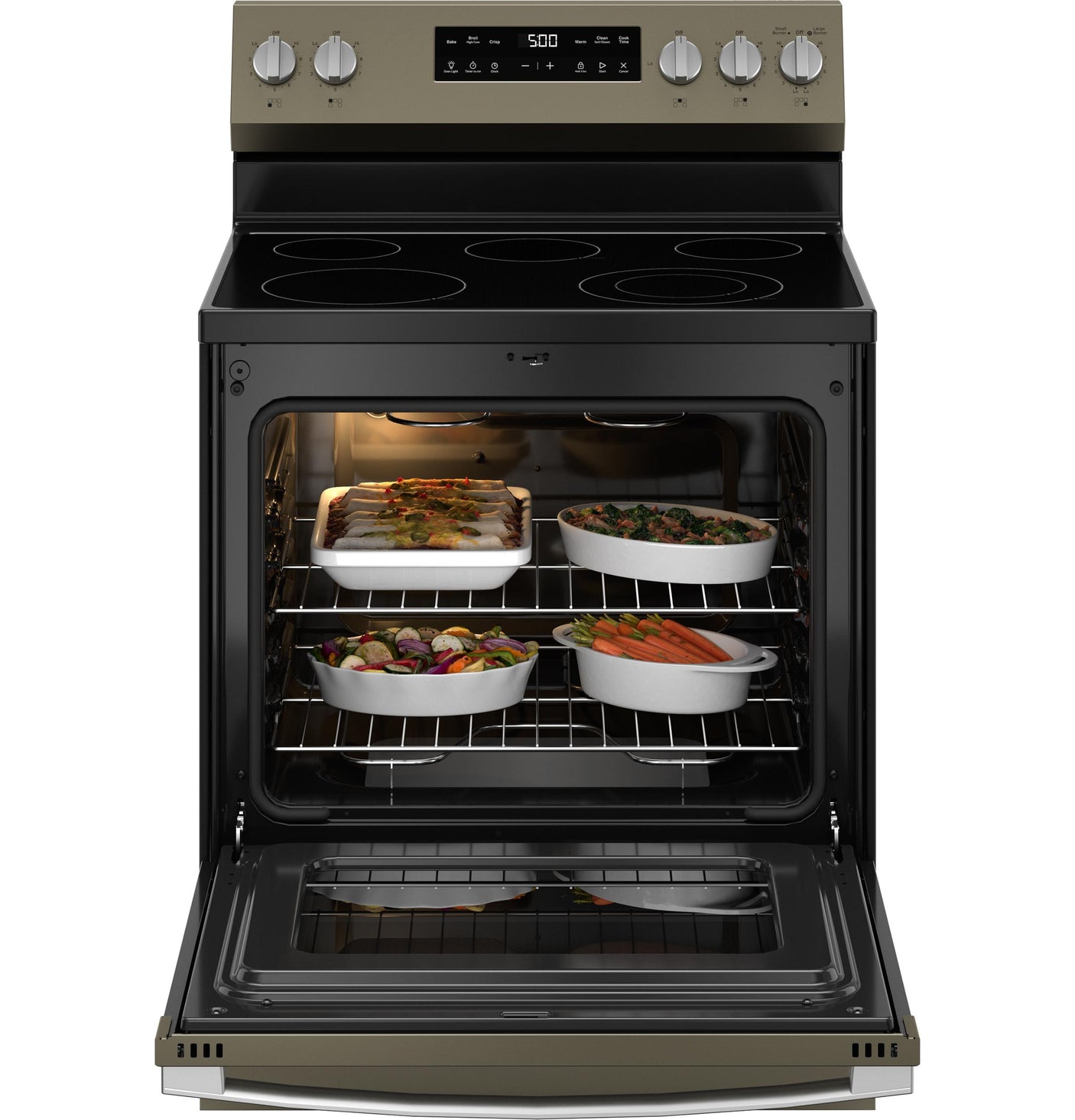 GE® ENERGY STAR® 30" Free-Standing Electric Range with Crisp Mode