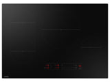 30" Induction Cooktop with Anti-Scratch Matte Glass and Sync Burners in Black