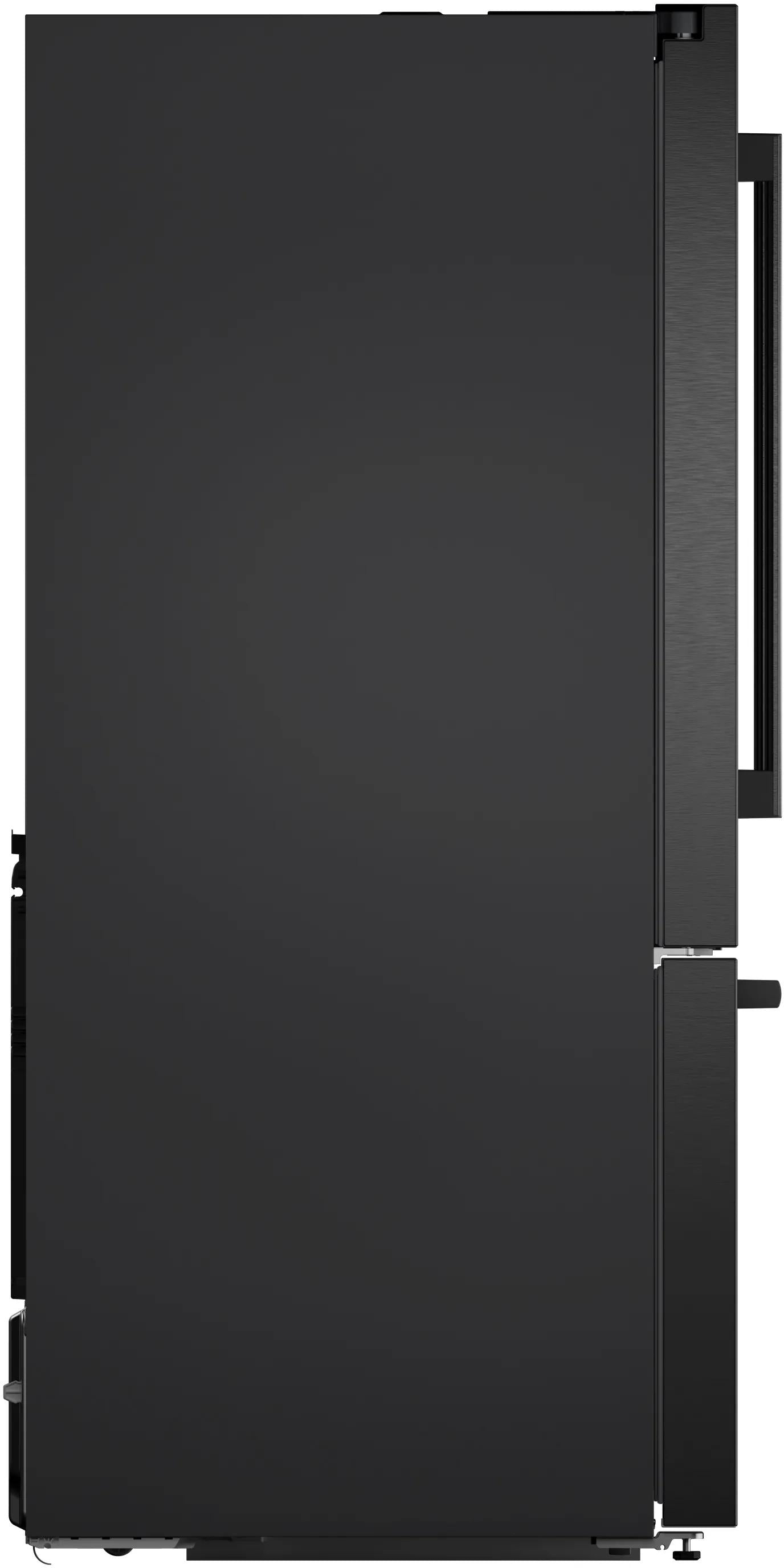 500 Series French Door Bottom Mount Refrigerator 36" Black Stainless Steel, Total No Frost