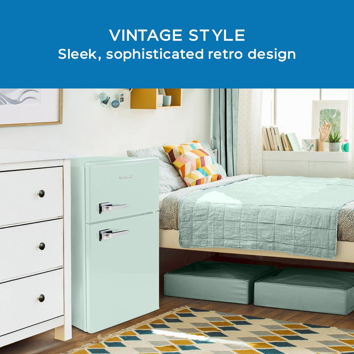Avanti 3.1 Cu. Ft. Retro Compact Refrigerator - Robin's Egg Blue